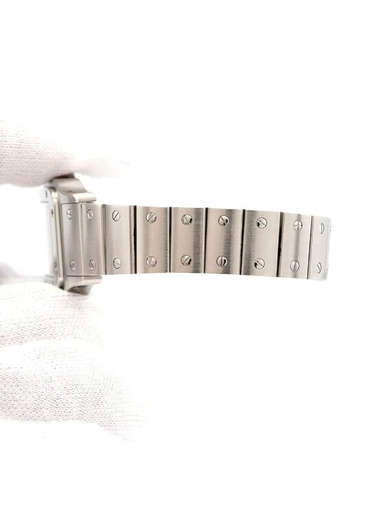 Cartier Santos Galbe SM Silver Dial Watch main image 6
